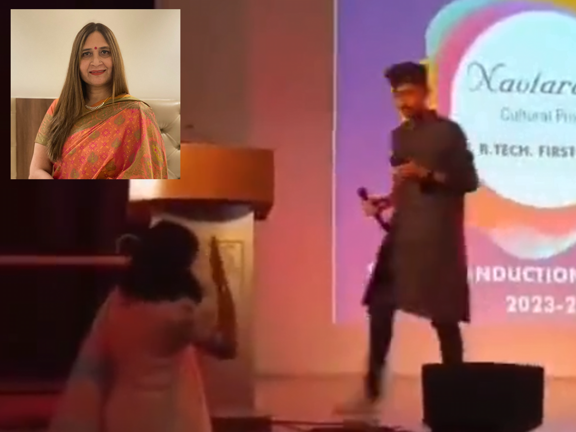 ABES Engineering college, Assistant Professor snaps at student and removes  the student from the stage for saying “Jai Shree Ram” - Chhattisgarh  Samachar
