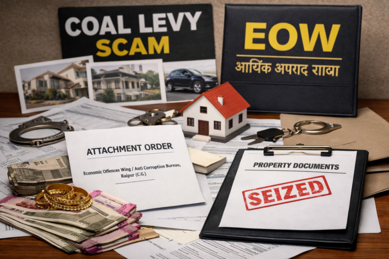 आर्थिक अपराध शाखा द्वारा कुर्क की गई संपत्तियों से संबंधित दस्तावेज और जांच प्रक्रिया