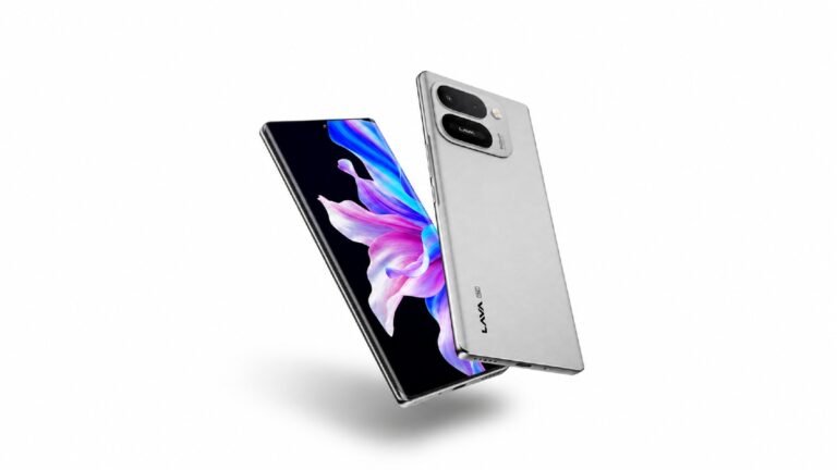 Lava Aura Curve smartphone with curved display and rear mini screen